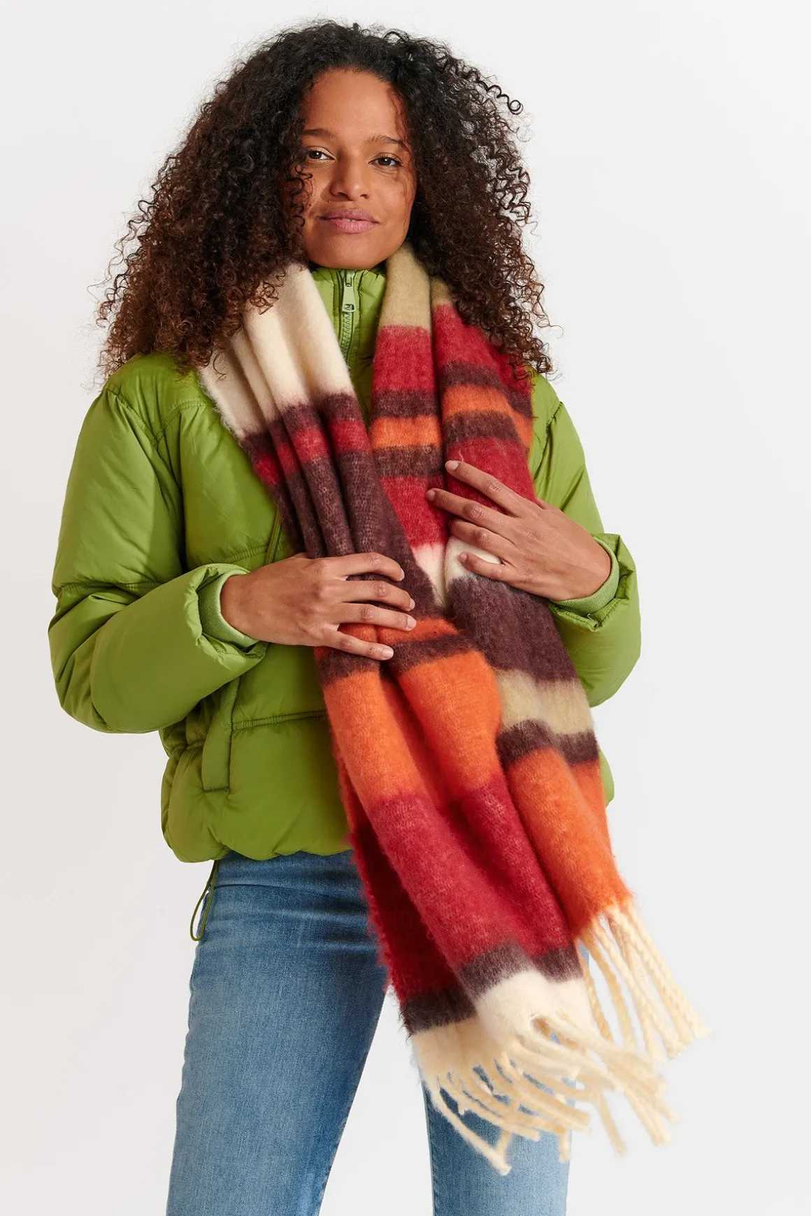 ACCESSOIRE TEXTILE Marron ISANA WOBAY