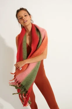 Echarpes et foulards Rouge FELLOWS TRESCOT