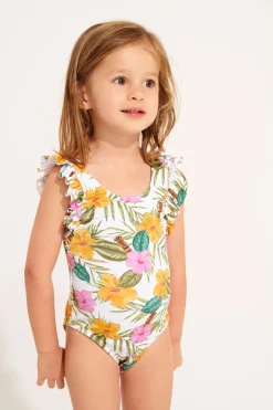MAILLOT 1 PIECE Blanc B TUNES TORTUGA