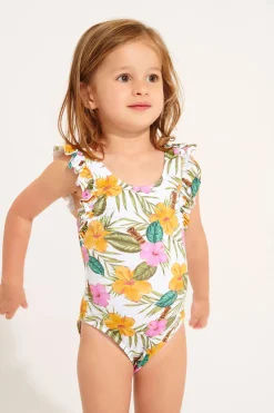 MAILLOT 1 PIECE Blanc B TUNES TORTUGA