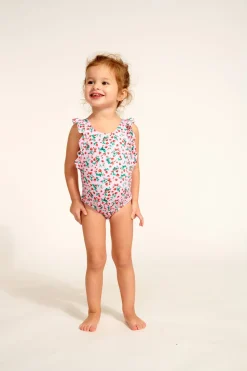 MAILLOT 1 PIECE Rose B TUNES LIBERRIES