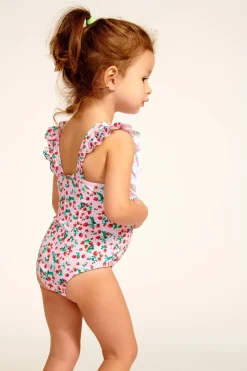 MAILLOT 1 PIECE Rose B TUNES LIBERRIES