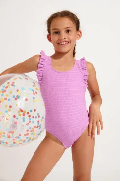 MAILLOT 1 PIECE Violet M TUNES GROOVE