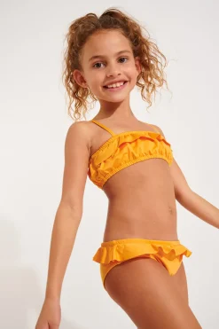 MAILLOT 2 PIECES Orange M TATI AZALEA