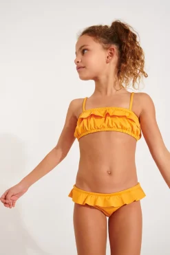 MAILLOT 2 PIECES Orange M TATI AZALEA
