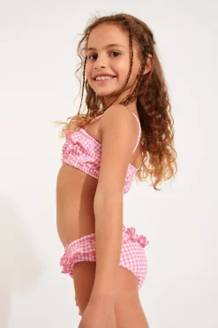 MAILLOT 2 PIECES Rose M TATI RETRO