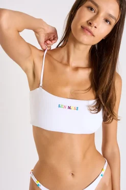 maillot de bain 2 pièces blanc NOLO & AZZA COLORMOON
