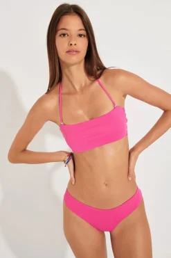 Maillot de bain 2 pièces fushia NILO & CHEEKA COLORSUN