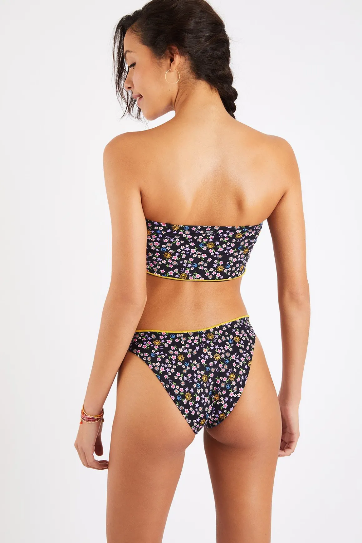 Maillot de bain 2 pièces noir Rocio & Jaya Minidaisy