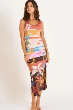 Robe Marron MEHITI BEACHDRESS