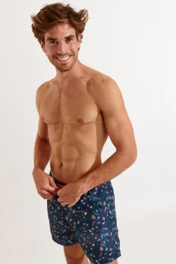 SHORT DE BAIN HOMME Bleu MANLY KURUMBA