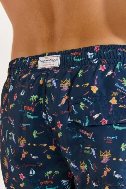 SHORT DE BAIN HOMME Bleu MANLY KURUMBA