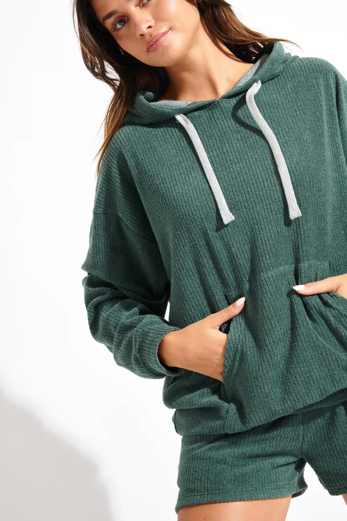 Sweatshirt Vert BRADLEY KEYSTONE