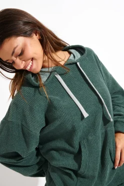 Sweatshirt Vert BRADLEY KEYSTONE