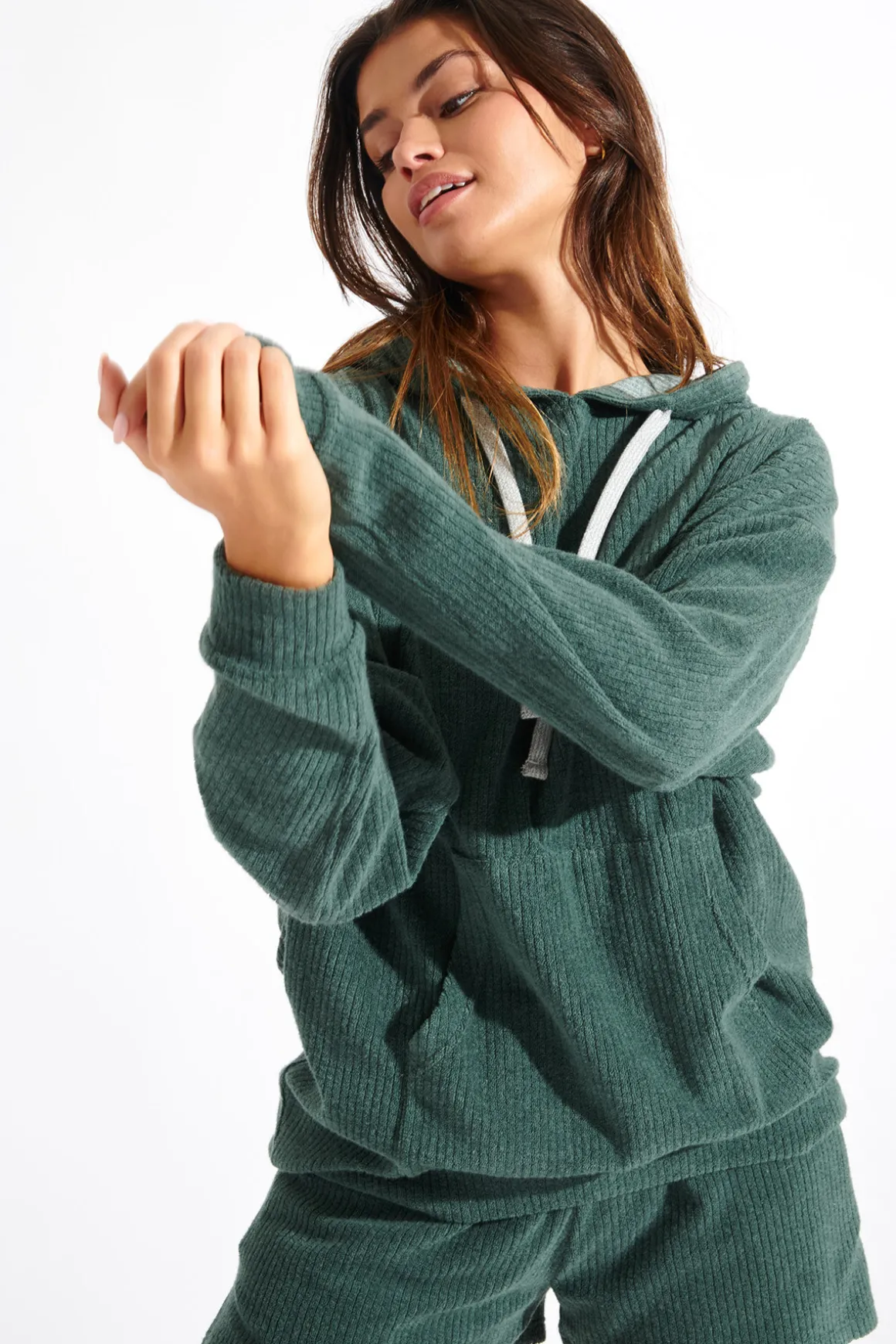 Sweatshirt Vert BRADLEY KEYSTONE